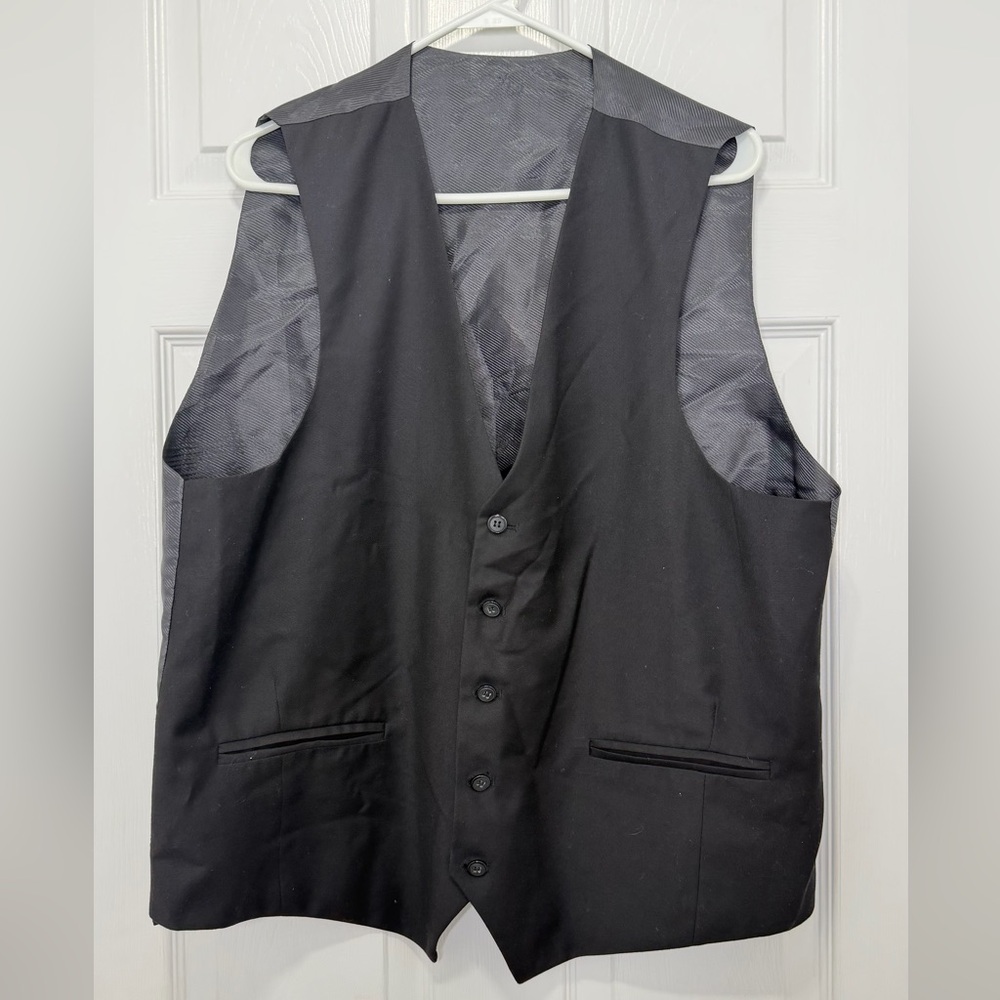 Black Button-Up Vest